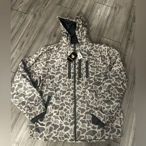 BURLEBO Gray Camouflage Jacket